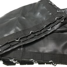 Trampoline Replacement Bed - Black Polypropylene